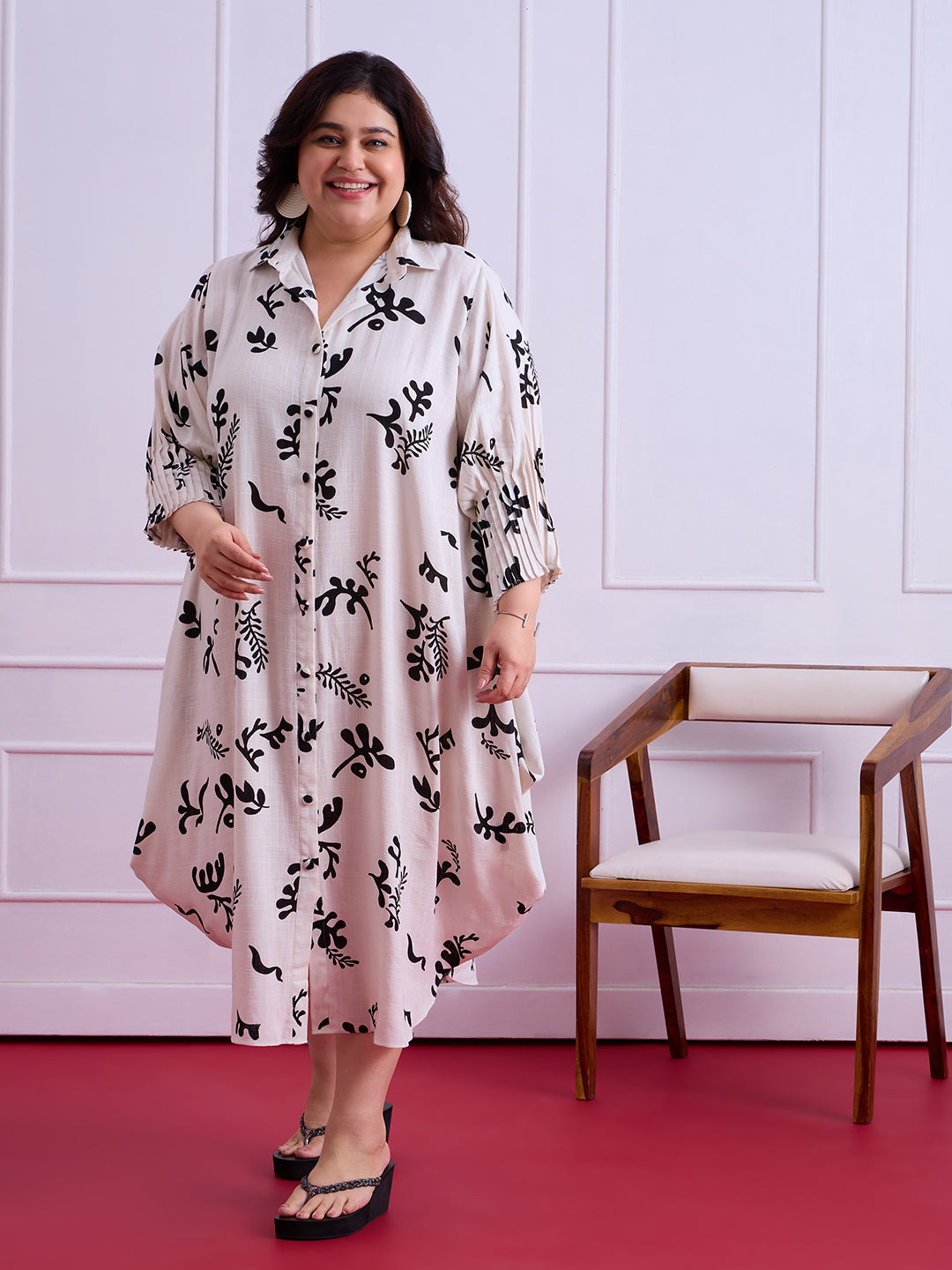 EVA DRAPE DRESS
