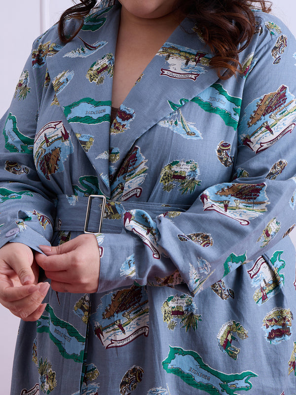 AZURE BLAZER DRESS