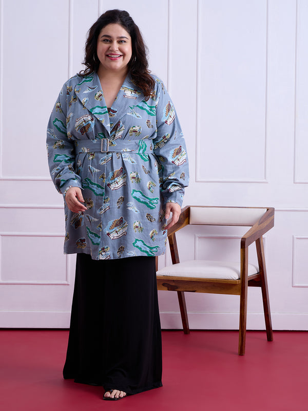 AZURE BLAZER DRESS