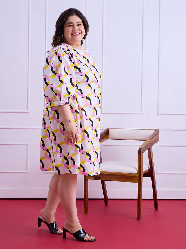 COTTON CANDY SWIRL DRESS