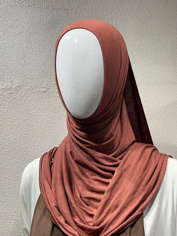 Jersey Hijab Rust
