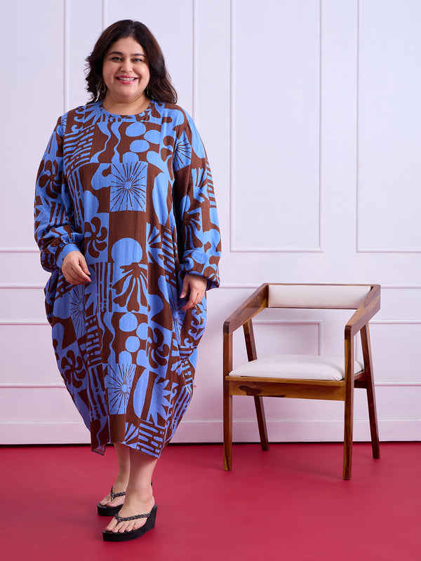 Nyra Flow Linen Dress