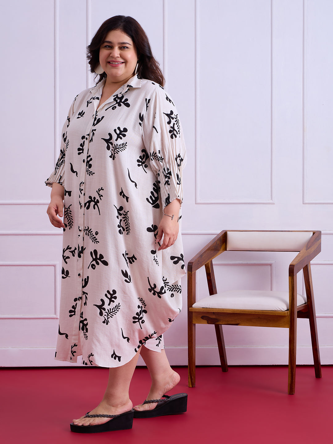 EVA DRAPE DRESS