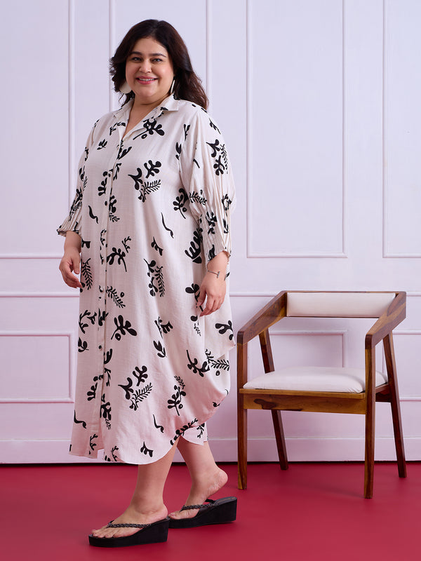 EVA DRAPE DRESS