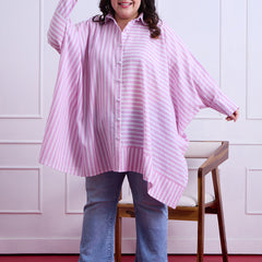 LAURA STRIPE LINEN SHIRT