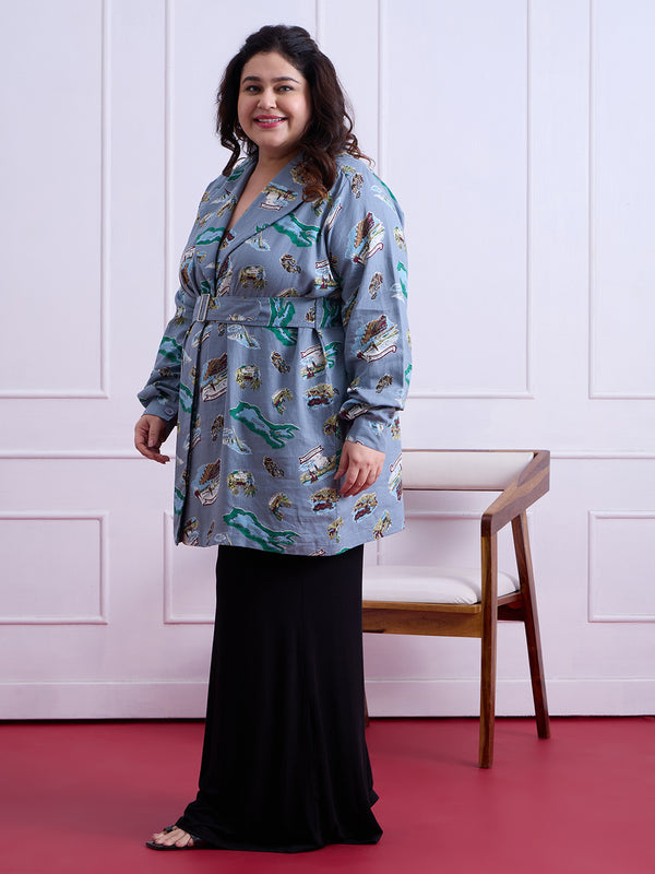 AZURE BLAZER DRESS