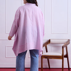 LAURA STRIPE LINEN SHIRT