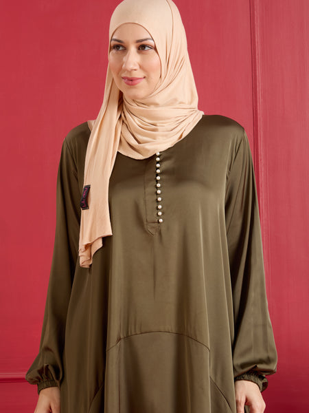 OLIVE DRAPE LUXE CORD SET