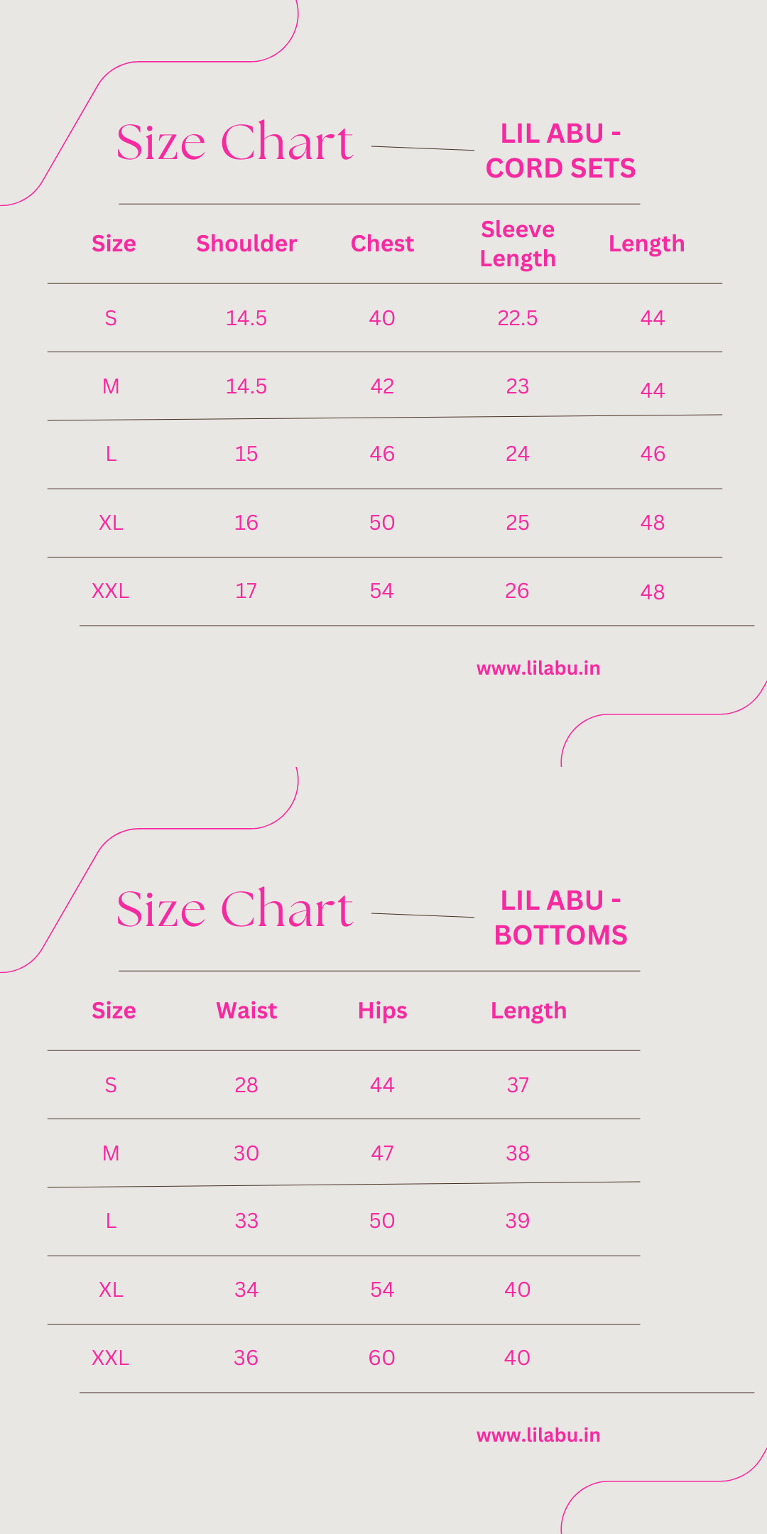 Size Guide