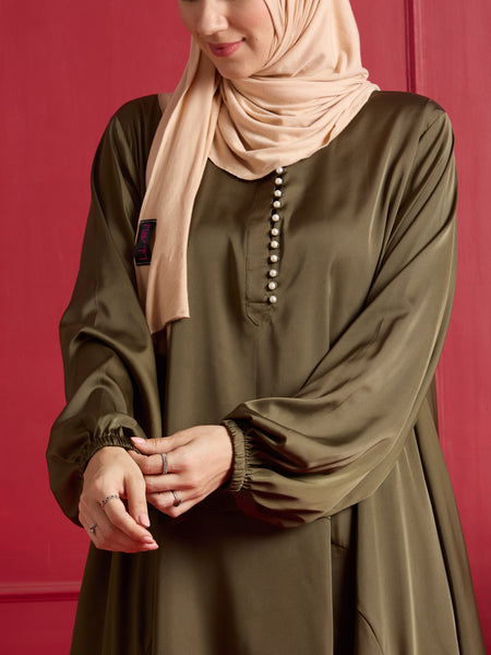 OLIVE DRAPE LUXE CORD SET