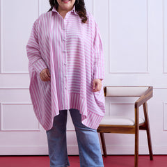 LAURA STRIPE LINEN SHIRT