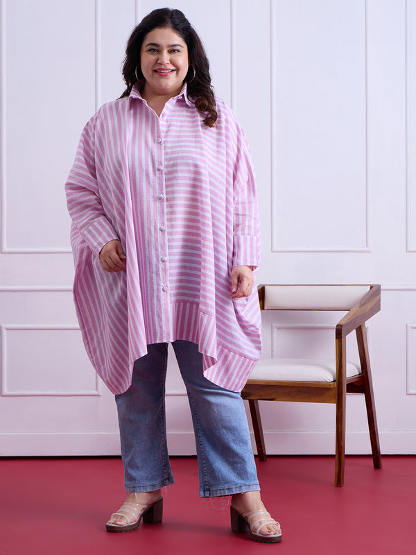 Laura Stripe Linen Shirt