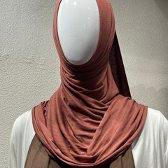 Jersey Hijab Rust