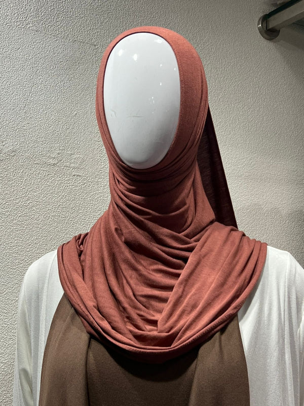 Jersey Hijab Rust