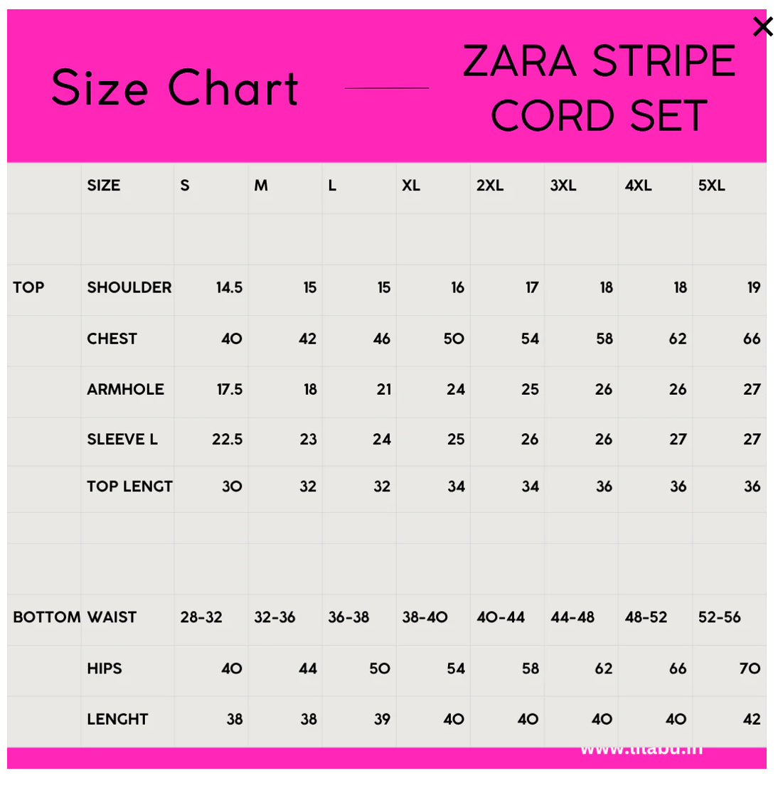 Size Guide