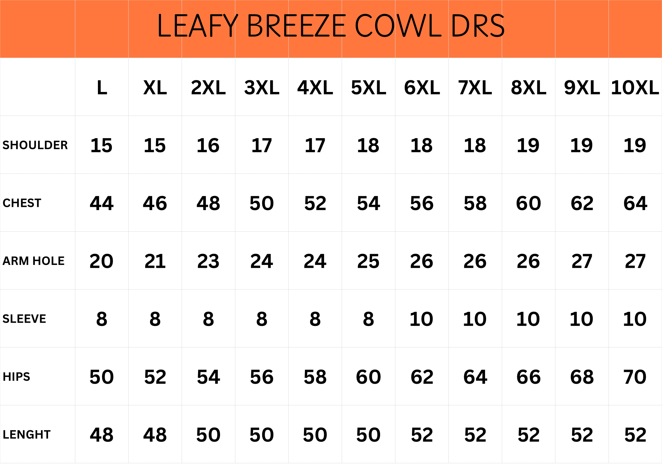 Size guide