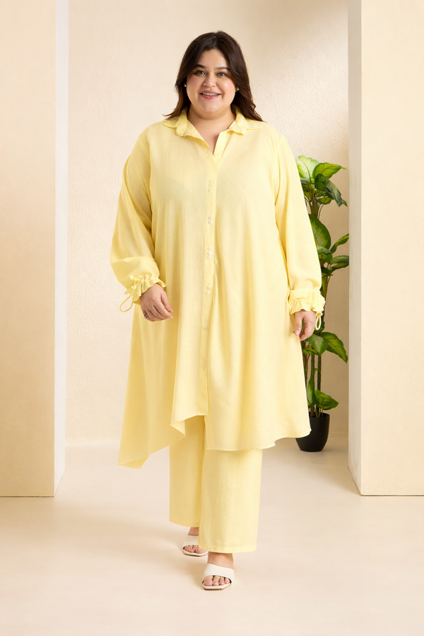 DREAMY CORD SET - LEMON YELLOW