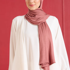 Jersey Hijab Salmon