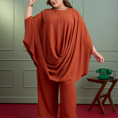 RUST DRAPE CORD SET