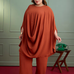 RUST DRAPE CORD SET