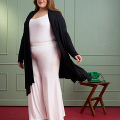 AIRA RUFFLE JACKET - BLACK