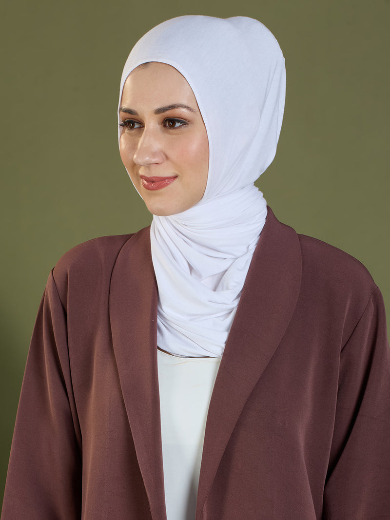 AMEERA OPEN BLAZER - MOCHA