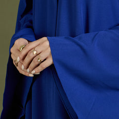 ABEER ABAYA - INDIGO BLUE