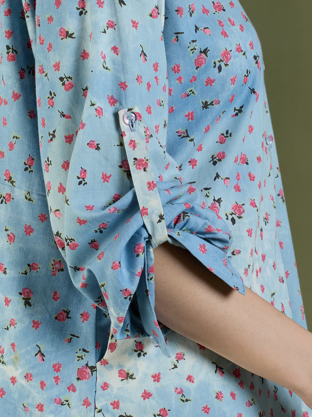 Flora Denim Shirt