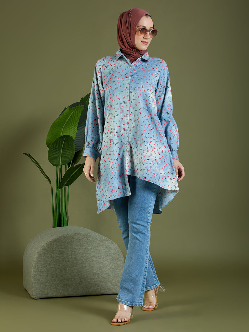 FLORA DENIM SHIRT