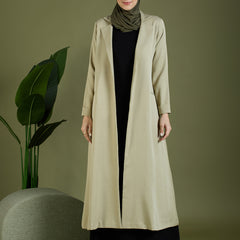 FAY LONG BLAZER - MUDDY GREEN