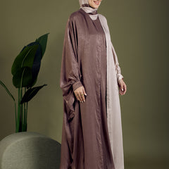 ELAF ABAYA - MOCHA & BEIGE
