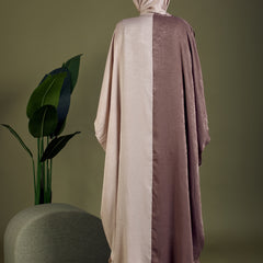 ELAF ABAYA - MOCHA & BEIGE