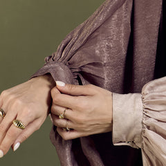 ELAF ABAYA - MOCHA & BEIGE