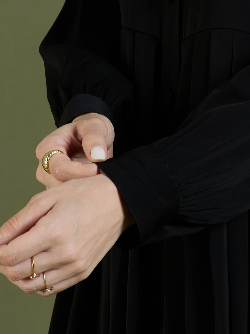 SAFA PLEATED ABAYA