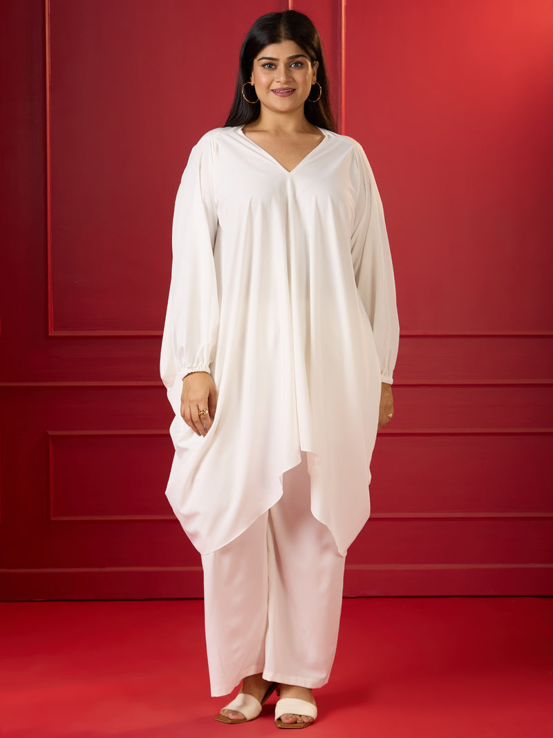 IVORY DRAPE CORD SET