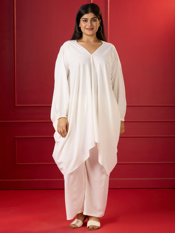 IVORY DRAPE CORD SET