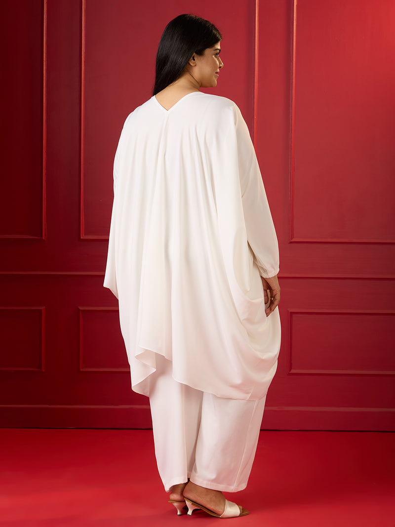 IVORY DRAPE CORD SET
