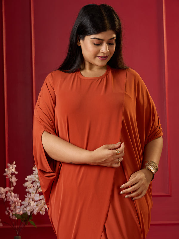 TULIP DRAPED DRESS