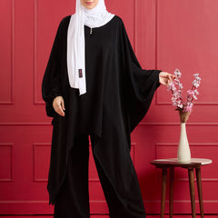 INAYA PEARL CORD SET - JET BLACK