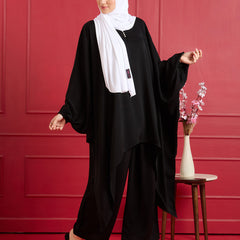 INAYA PEARL CORD SET - JET BLACK