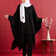 INAYA PEARL CORD SET - JET BLACK