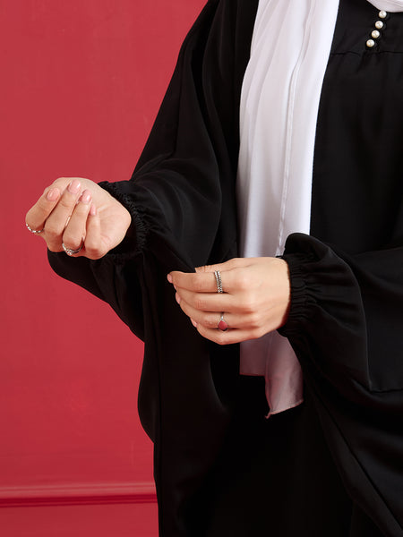 INAYA PEARL CORD SET - JET BLACK