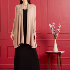 Aira Ruffle Jacket – Taupe