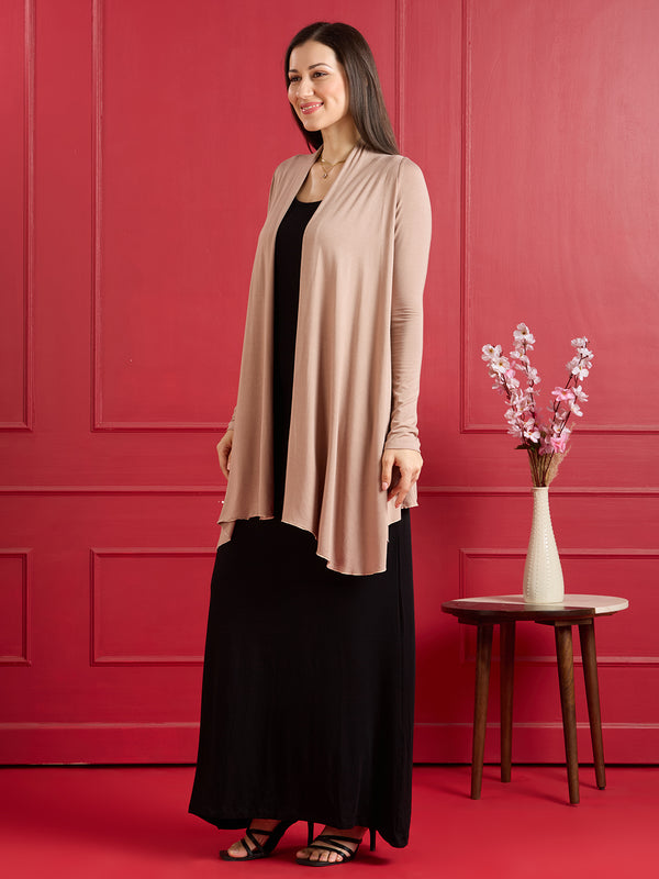 AIRA RUFFLE JACKET - BEIGE