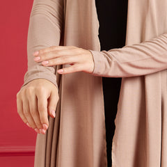 Aira Ruffle Jacket – Taupe