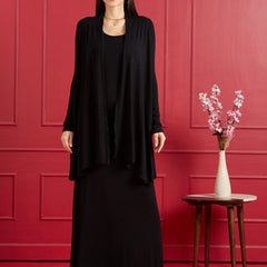 Aira Ruffle Jacket – Jet Black