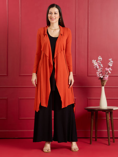 Ember Flow Jacket - Rust Orange