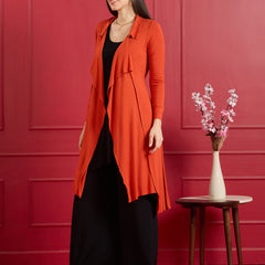Ember Flow Jacket - Rust Orange