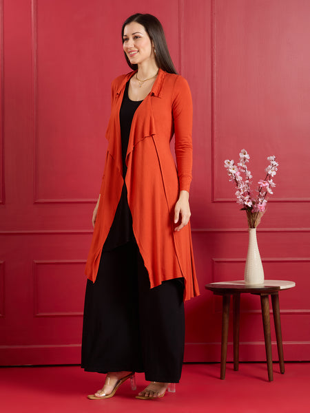 Ember Flow Jacket - Rust Orange