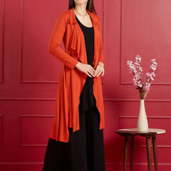 Ember Flow Jacket - Rust Orange